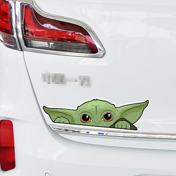 5 st 2*7" Baby Yoda Stickers Europa och Amerika Star Wars Cartoon