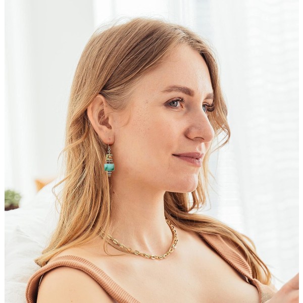 Designade Boho Örhängen Guld Drop Dangle Örhängen för Kvinnor