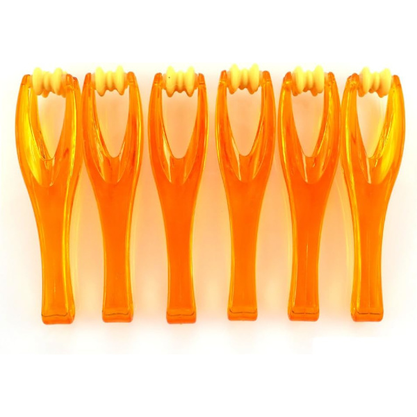 5 stycken Orange Fingerledsmassager Handhållen Blodcirkulation