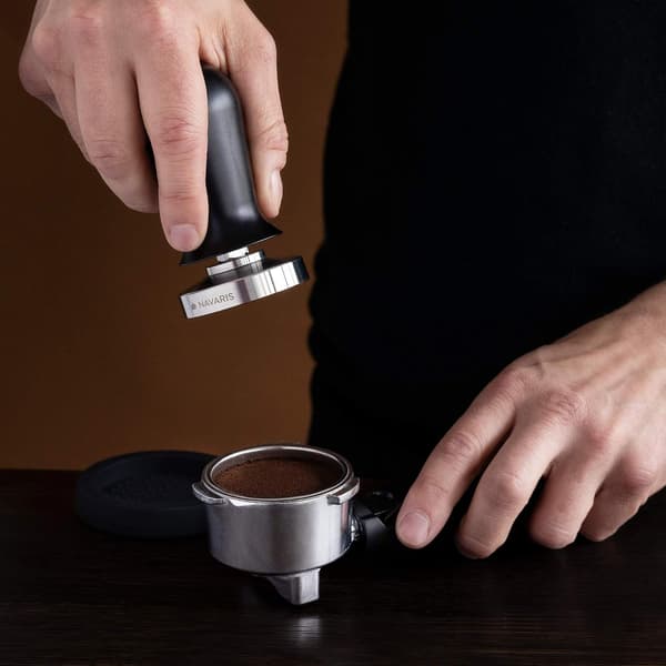 51mm Kaffetamper - Rustfrit Stål Kaffe Presse med Silikon T
