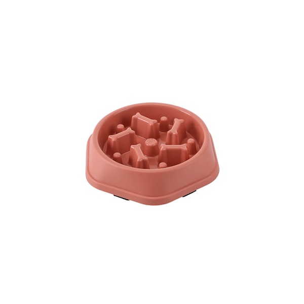 Langsom Foder Hundeskål Langsom Mad Fodring Kæledyrsskål Langsom Spisning Sundt Design til Små Mellemstore Hunde(Mellem størrelse A