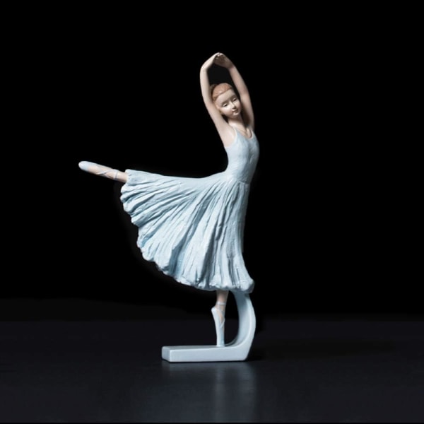 Ballerina Girl Figurines Balett Dansare Staty Konst Skulptur Figur
