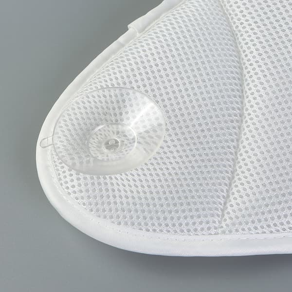 Stor sugekop 3D mesh badekar pude til fuld kropsbad