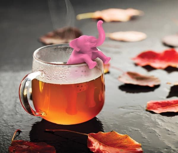 Stor brygge elefant silikon te-infuser