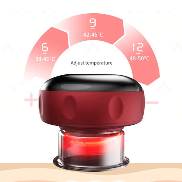 Elektrisk Koppmassage Scrapping Therapy Massager Elektrisk Kopp