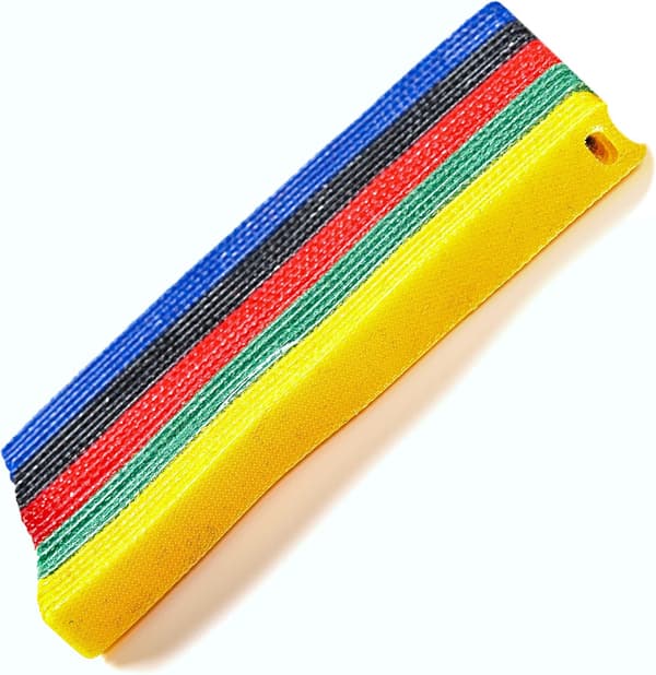 100-pack Rislan Kabelband, Återanvändbara Velcro-kabelband, 150 mm x 12 m