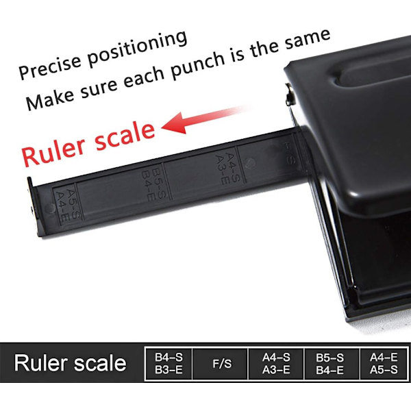 6 Hulls Punch Binder Puncher Puncher 6 Huller Justerbar Hull Størrelse D DXGHC