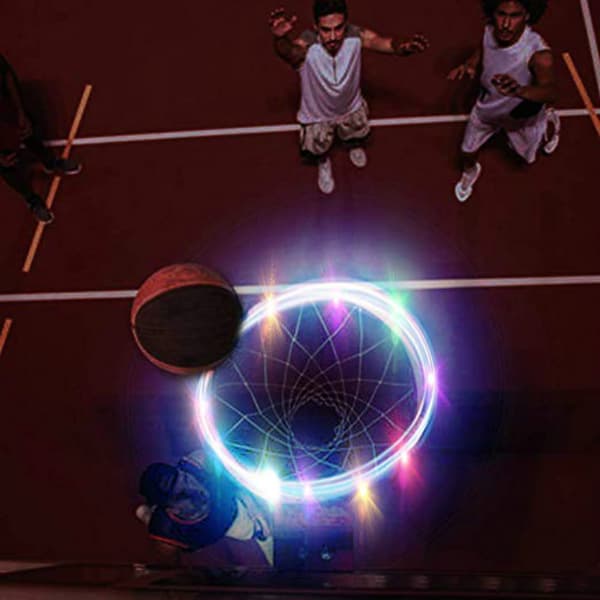 LED kurvrammelys basketballrammelys med solfarve ch