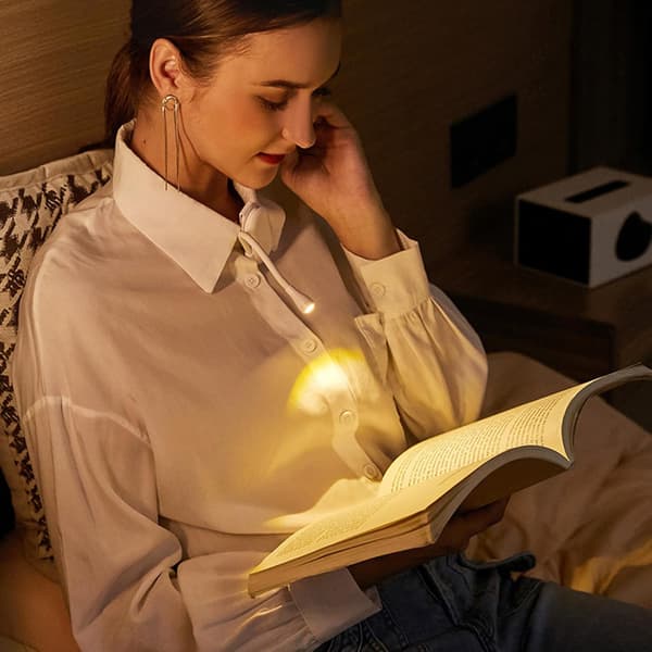 Lukulamppu, LED-lukulampun klipsilamppu, USB-ladattava klipsi