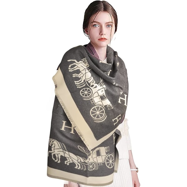 Sjal för Kvinnor Pashmina Silkeslen Sjal Wrap för Kvälls Klänning B