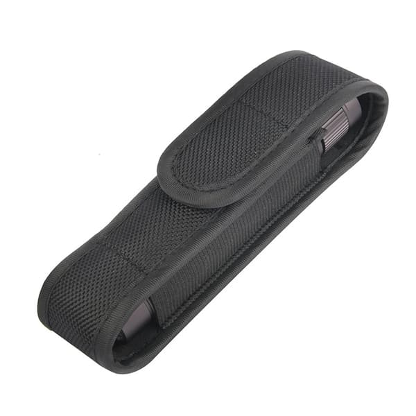 Universal Nylon Belte Lommelykt Holder Holster Bag Pouch Mini Fl