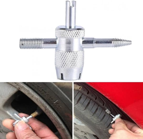Däckventilverktyg, Däckventilreparationsverktyg, Ventilkärnremover, Däck