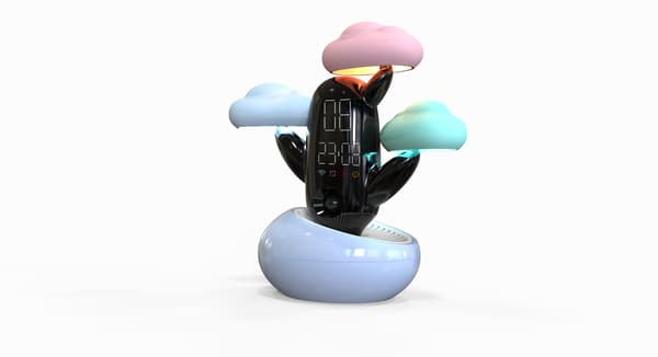 Vejrtidslys Smart vækkeur Multifunktionel Bluetooth