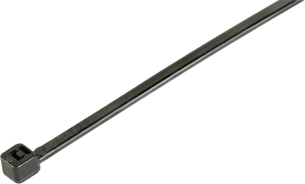 Nylon Kabelbinder - 150 mm x 3,6 mm - Sort - Lille Format Kabel T
