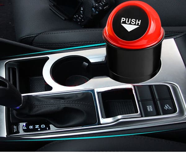 Multifunktionell Bil Papperskorg med Lock Mini Bil Papperskorg för Bil