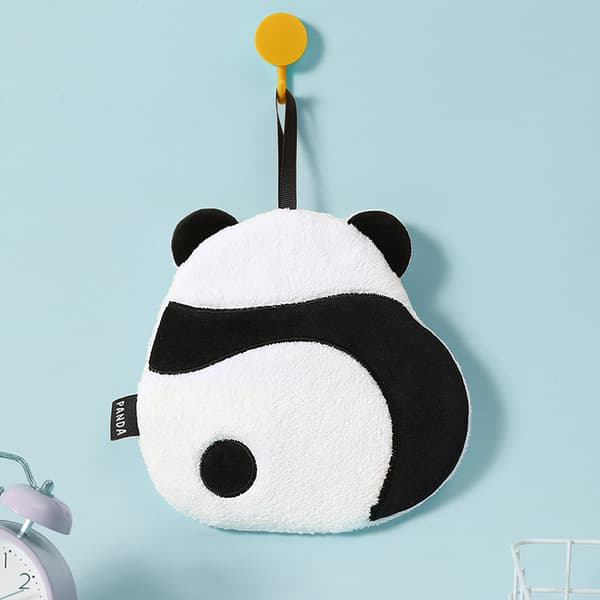 Håndtørrehåndklæde, Hurtigtørrende Håndklæde, Panda Formet Absorberende Håndklæde