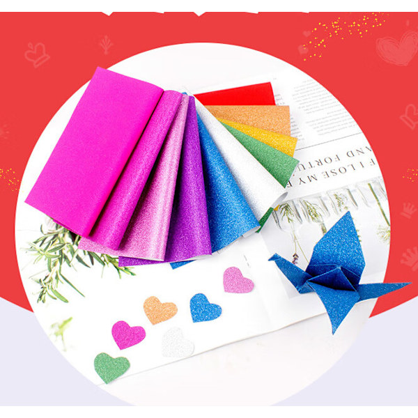 300 ark flashpapir, DIY, perlemor voks laserpapir, guld