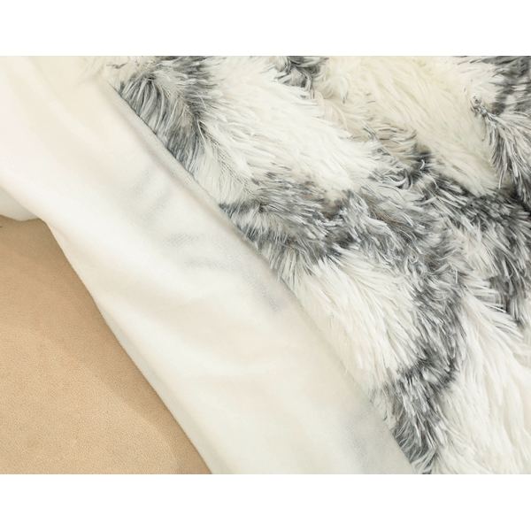 1-pakks Tie-Dye Pluss Teppe Vinter Dobbeltlags Gaveteppe Sofateppe