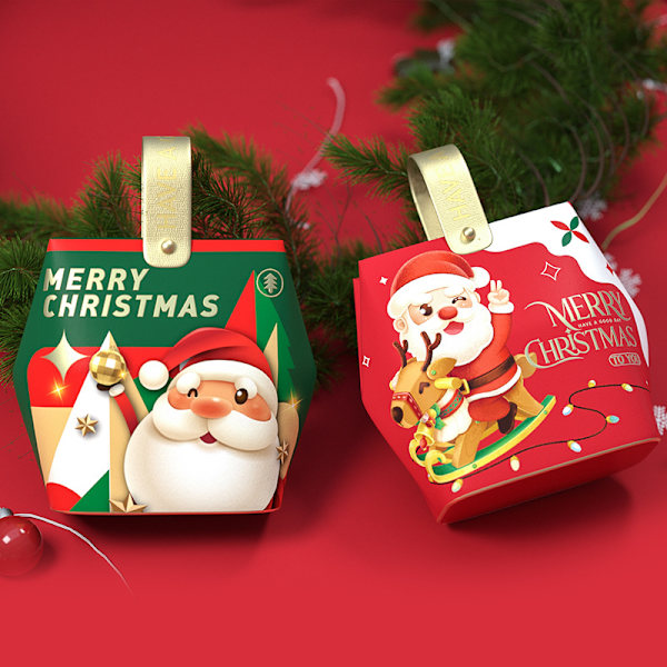 12 stk Juleesker for gaver, julegenser 'Goodie Bags',
