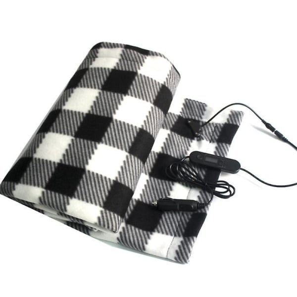 12V Elektrisk Bilfilt (Grå)