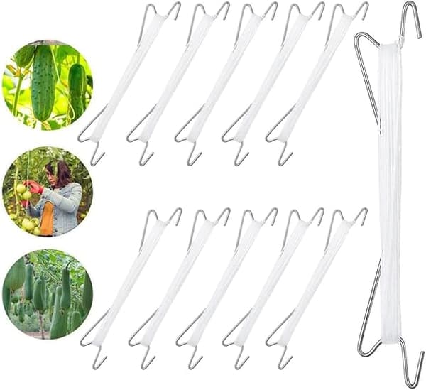 10 kpl Tomaattituki Koukut Tomaatti Koukut 10m Narulla Kasvi G