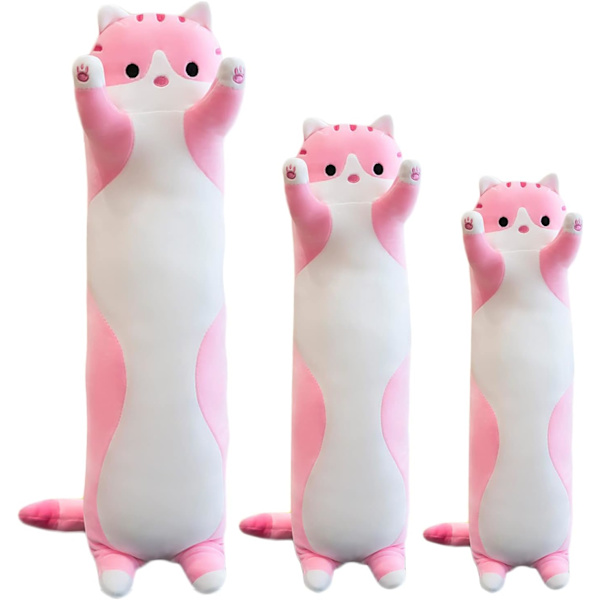 Jättekattepluffy Cartoon Kitty Sovkramande Kudde, Cud