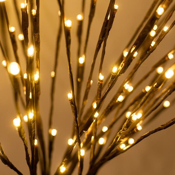 3 stk LED simuleret gren blomsterarrangement lysstreng