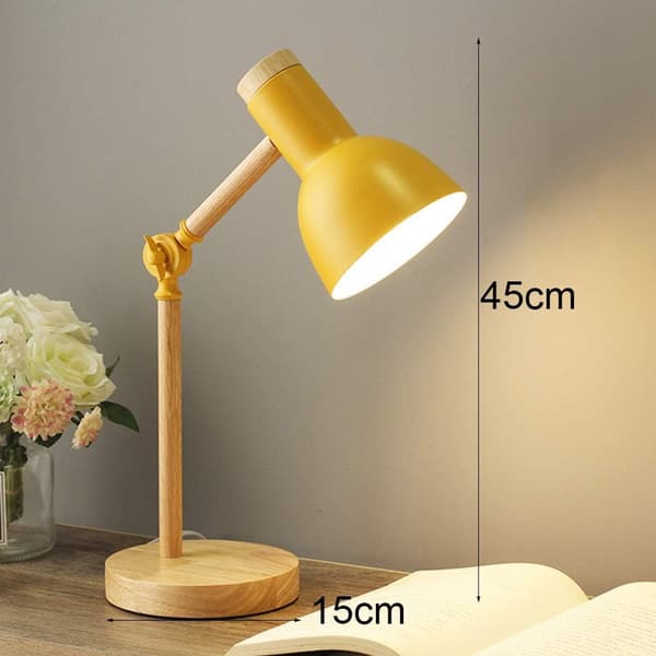 LED Bordlampe, Gul, E27 Justerbar Arm Bordlampe, Klassisk Moderne