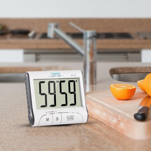Køkken Timer, 24 Timer Elektronisk Magnetisk Digital Køkken Timer