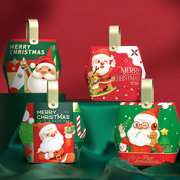 12 stk Juleesker for gaver, julegenser 'Goodie Bags',