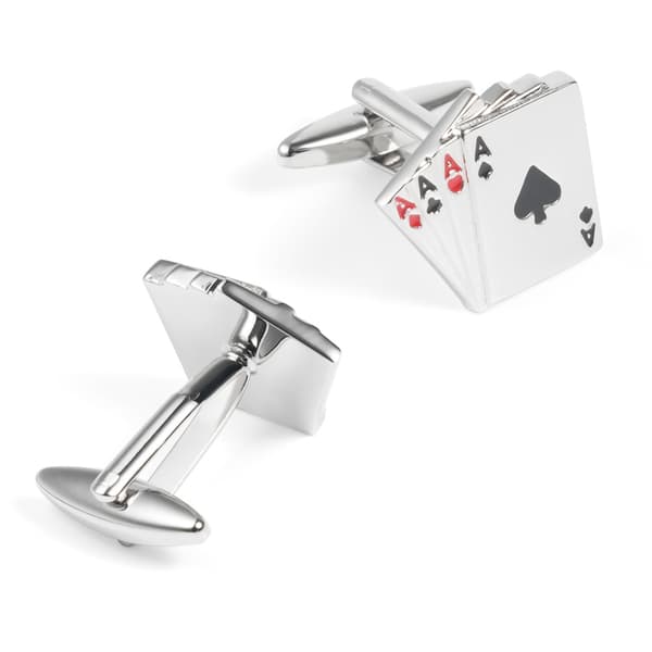 Forgyldte diamantindlagte store kronemanschetknapper DXGHC