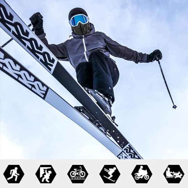 Skimask balaclava vintermask män balaclava kallt väder varm ma