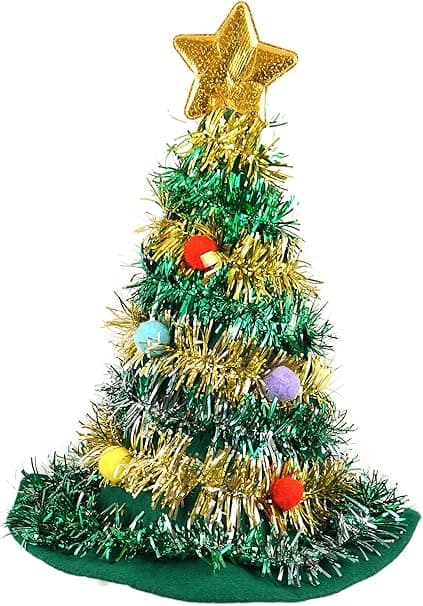 Voksen Juletræ Hat med Nyhedsstjerne DXGHC