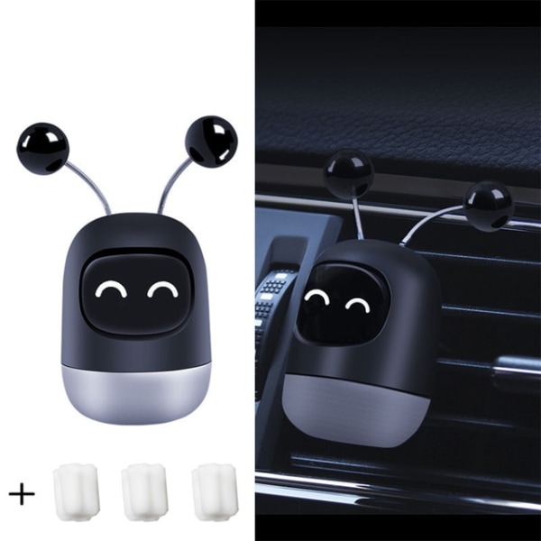 Car Air Freshener Auto Creative Mini Robot Air Vent Clip Parfum F