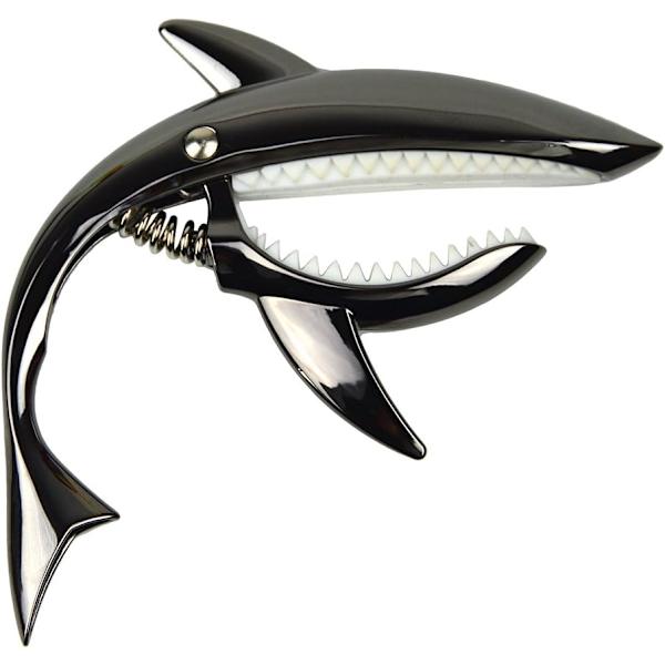 Shark Capo, toneklemme i zinklegering til akustisk, folk, elektrisk og