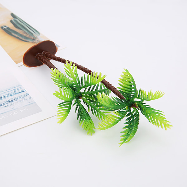 5 st Plast Kokospalm Miniatyr växtkrukor Bonsai Craft