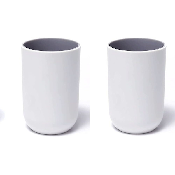 Oöverskådliga Återanvändbara Dricksglas Set om 2 Färger, Plast DXGHC