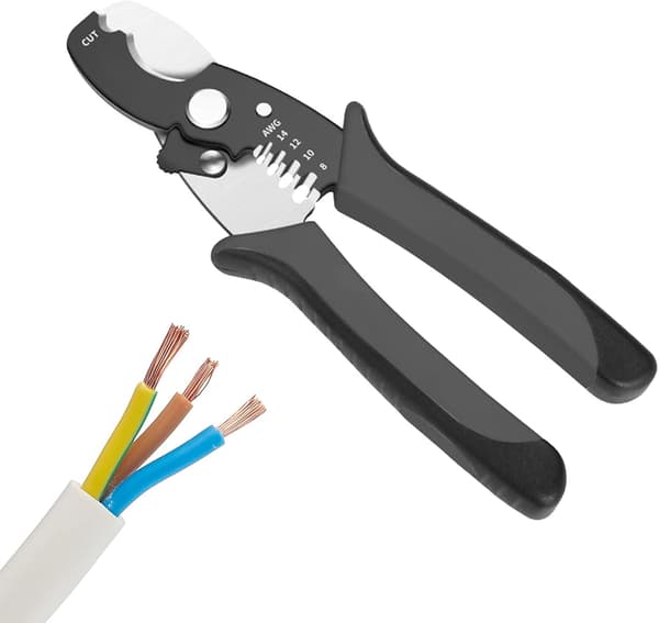 Avbitningstänger, Striptänger, Kabelklippare, Elektrisk Kabel