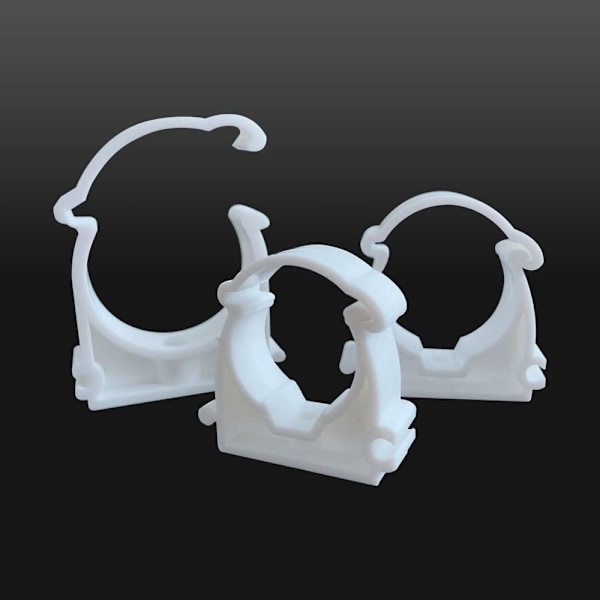 12 Pak Slangeklemmer med Indvendig Diameter 40mm, Enkelt Diameter, Plastik H