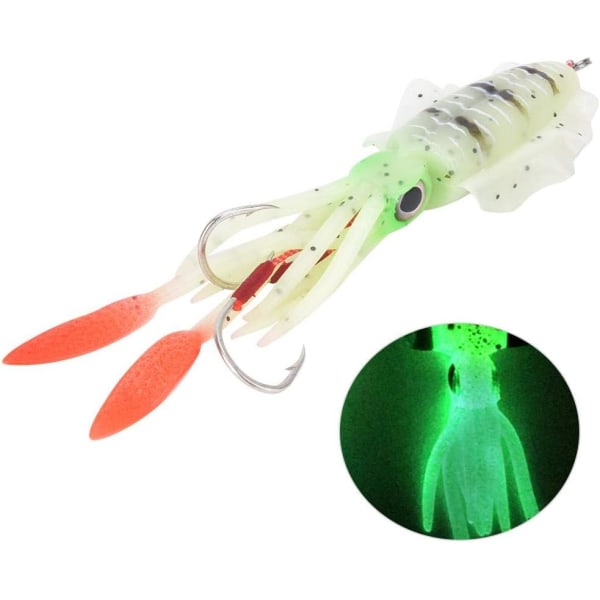 3D Eyes Squid Fishing Bait, Octopus Fishing Lure 15.3cm / 60g, Oc