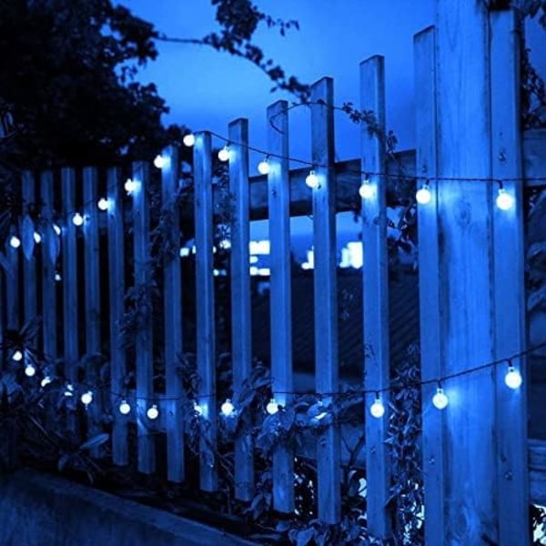 Solcellsdrivna Fe-Ljus, 50 LED 7M/23FT Vattentäta Solcellssträngljus