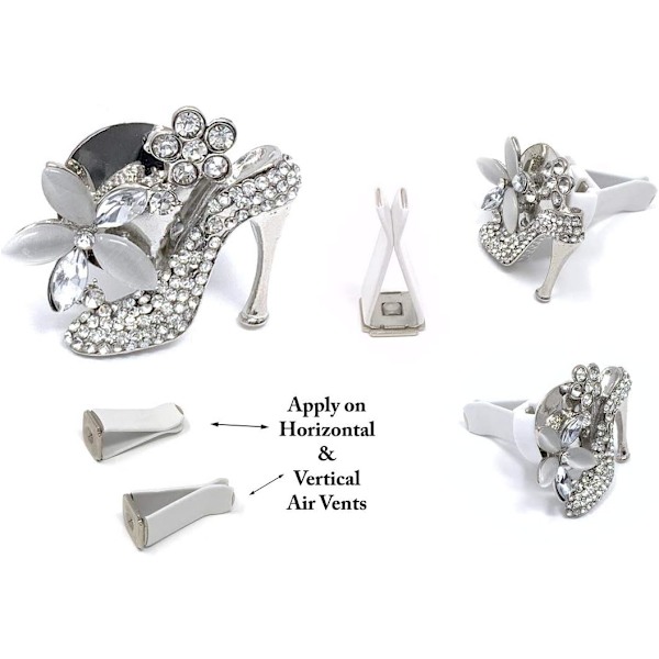 Högklackat Skos Air Vent Clip Charm, Bling Biltillbehör för