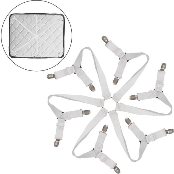 Strammesystem for sengetøy - Justerbare 6-siders fester