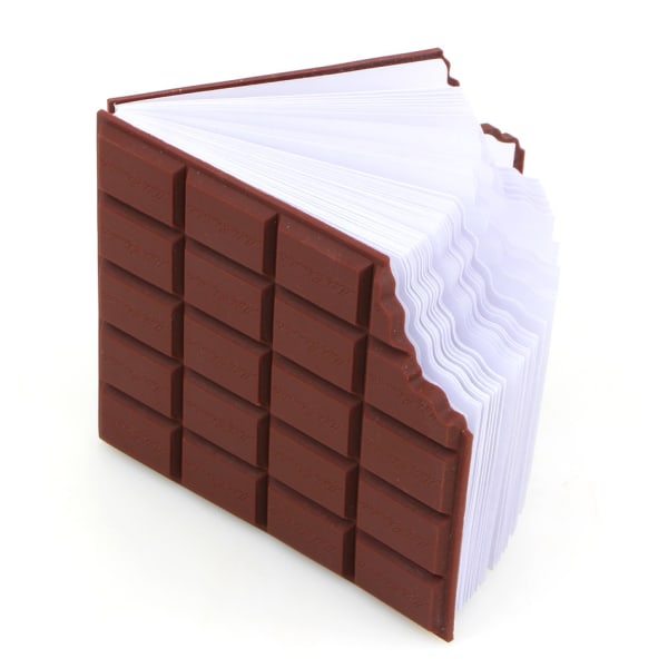 1 block of 80 repositionable "Chocolate" notes