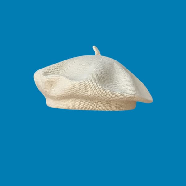 Damernas Ullfranska Baske Beanie Mössa Vintermössor Mjuk Mössa, Asso