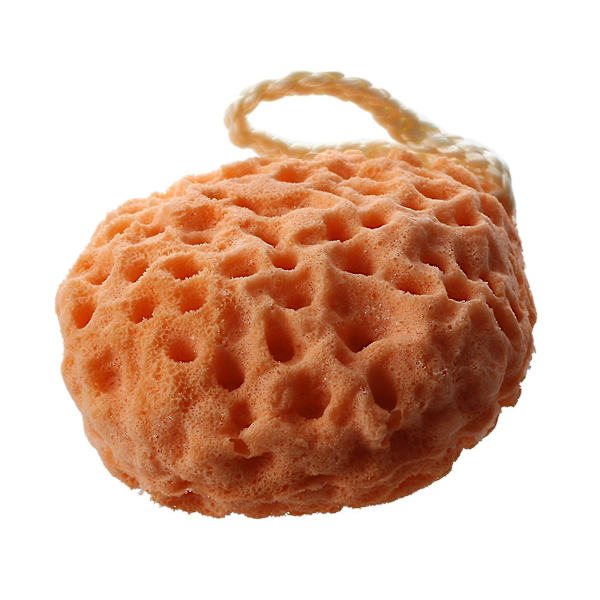 2x Orange Bath Shower Spa Kroppsrengöring Svamp Skrubbe Scrubber DXGHC