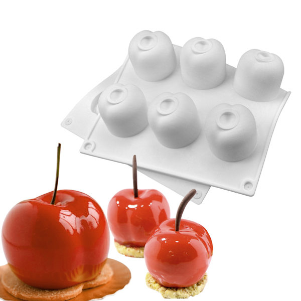 12 körsbärsfruktkaka mousse silikonform DIY simulering frukt