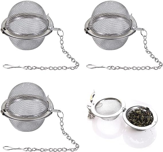 3 stk. Teinfusere, Oppgradert Te-sil, Premium Teinfusere for