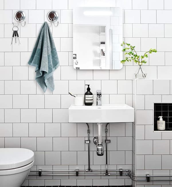Sæt med 2 Dobbelt Sugeskålskroge - Vakuumsystem - Ingen Boring DXGHC