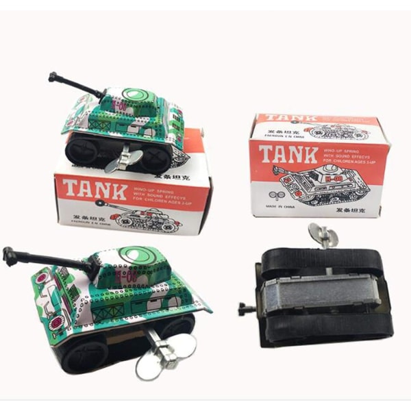 4 stk. optrækkelige tin-tanke - nostalgi fra 80'erne til baby og barn
